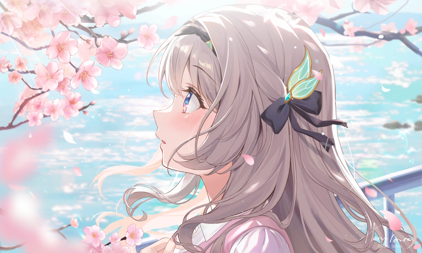 崩坏：星穹铁道 流萤 樱花 游戏壁纸 电脑壁纸