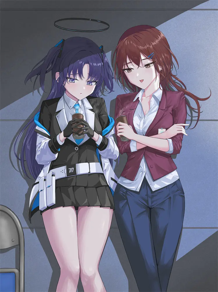 手机壁纸 蔚蓝档案 早濑优香 游戏壁纸 插画美图