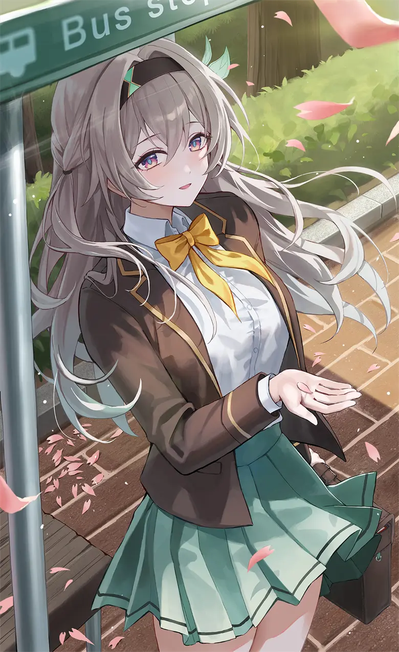 手机壁纸 崩坏：星穹铁道 流萤 游戏壁纸 插画美图