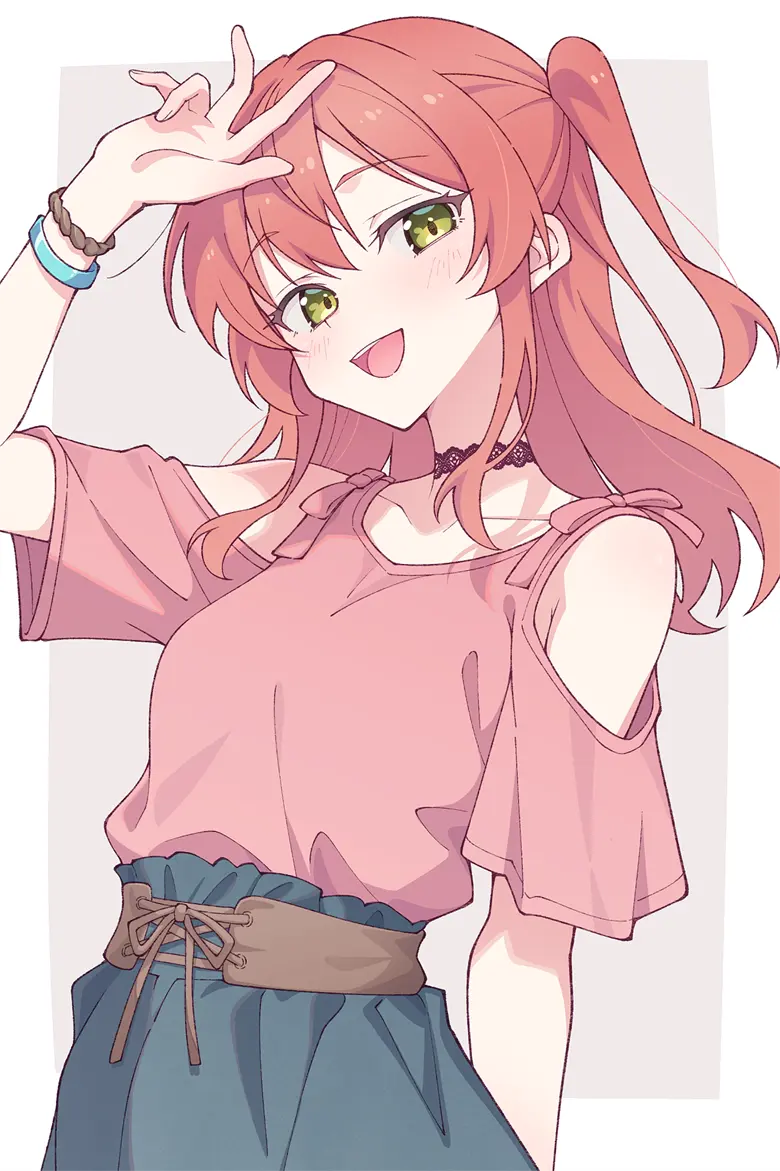 动漫壁纸 孤独摇滚！喜多郁代 手机壁纸 插画美图