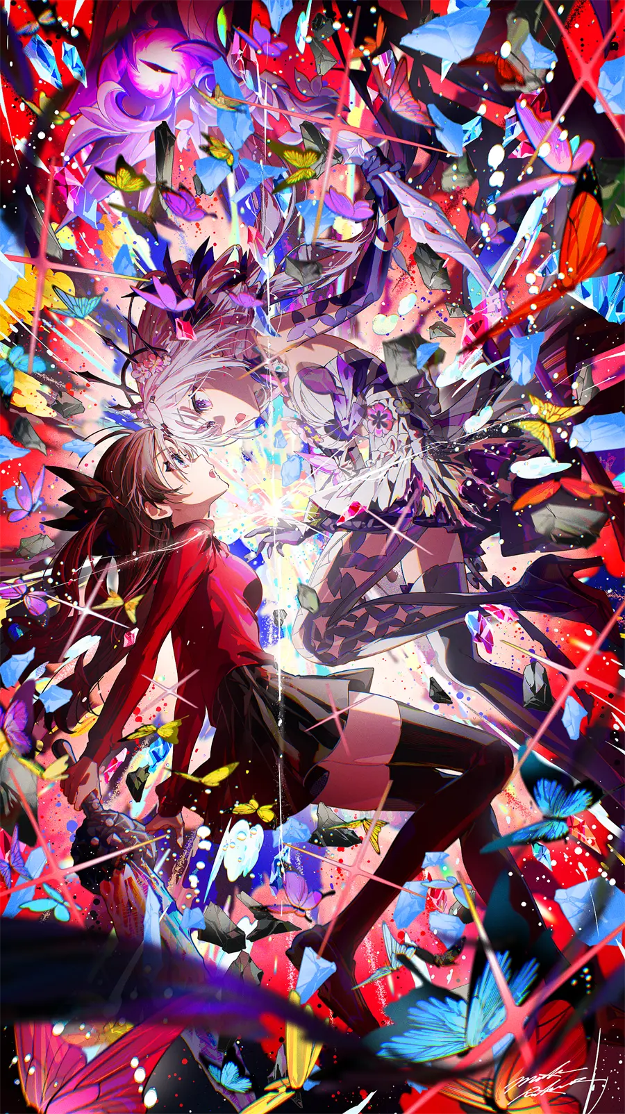 崩坏：星穹铁道 遐蝶 远坂凛 游戏壁纸 手机壁纸