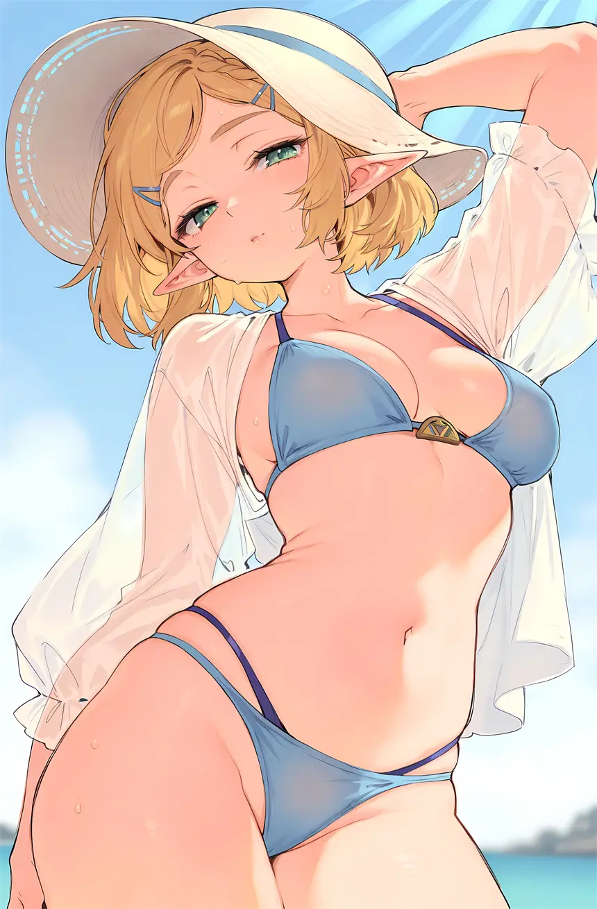 塞尔达 塞尔达公主 比基尼 游戏壁纸 手机壁纸