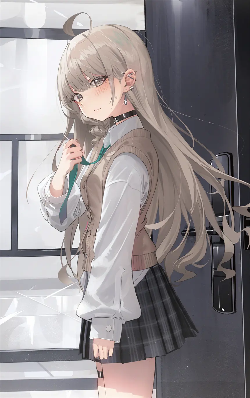 可爱美少女 JK制服 插画美图  游戏壁纸 手机壁纸