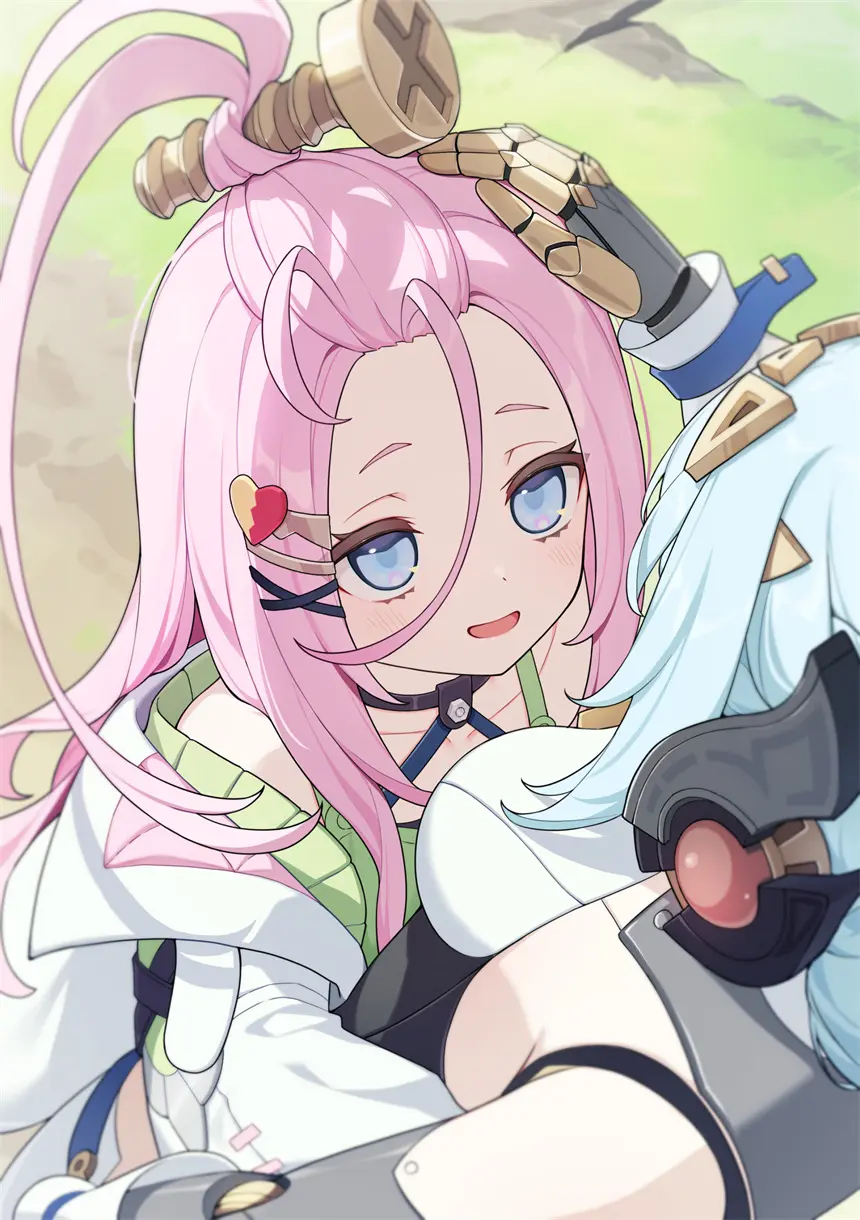 原神 爱诺 粉毛少女 可爱 游戏壁纸 手机壁纸