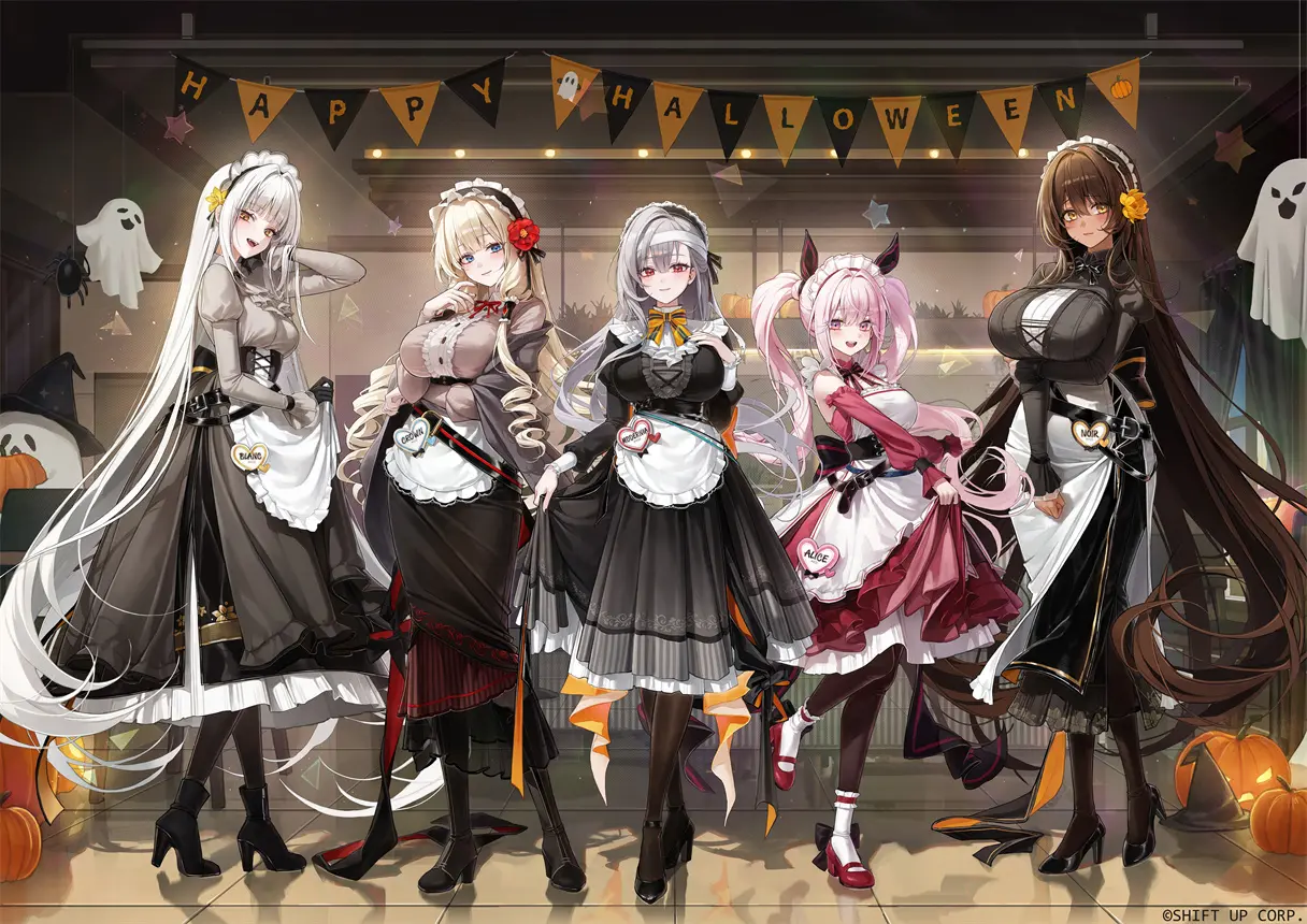 NIKKE：胜利女神 爱丽丝 布兰儿 皇冠 玛丽安 游戏壁纸 电脑壁纸