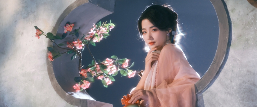 卢昱晓 唯美 古风 3440x1440 带鱼屏壁纸 美女壁纸 电脑壁纸