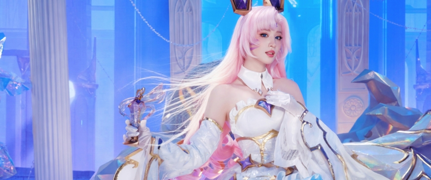 王楚然 cos阿狸 3440x1440 带鱼屏壁纸 4K壁纸 美女壁纸 电脑壁纸