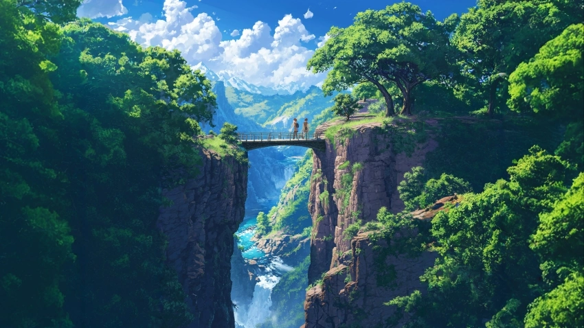 天桥 4K 风景壁纸 3840x2160 电脑壁纸