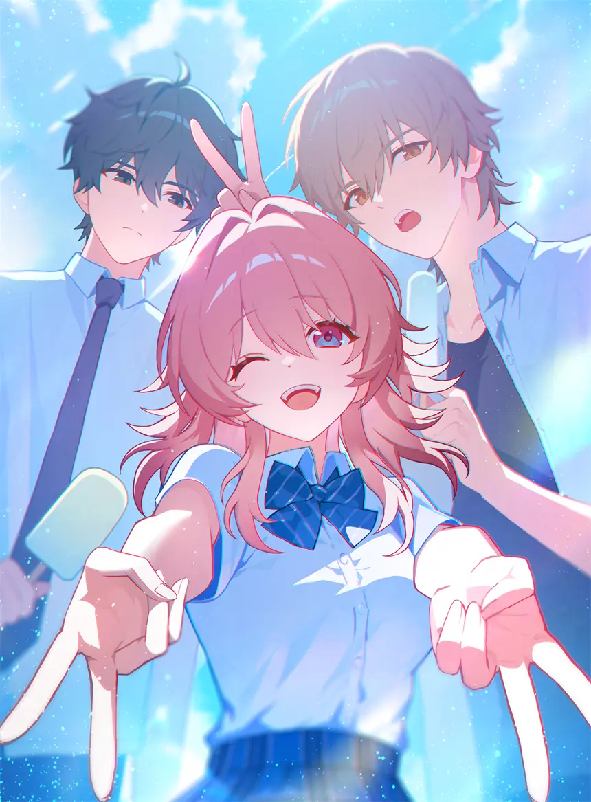 崩坏：星穹铁道  三月七 丹恒 开拓者 游戏壁纸 手机壁纸