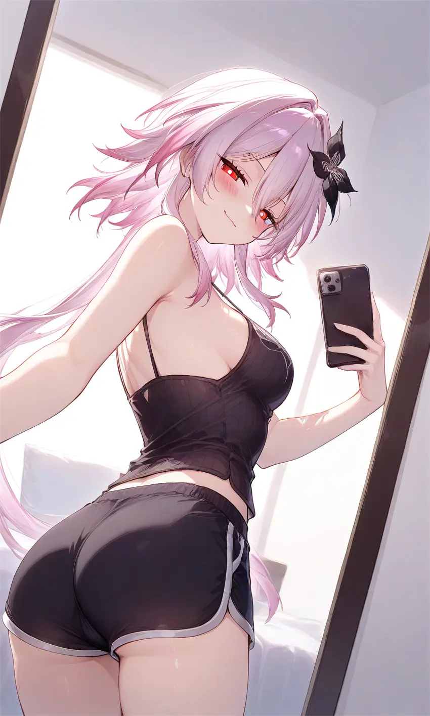 崩坏：星穹铁道 长夜月 自拍 AI生成 游戏壁纸 手机壁纸