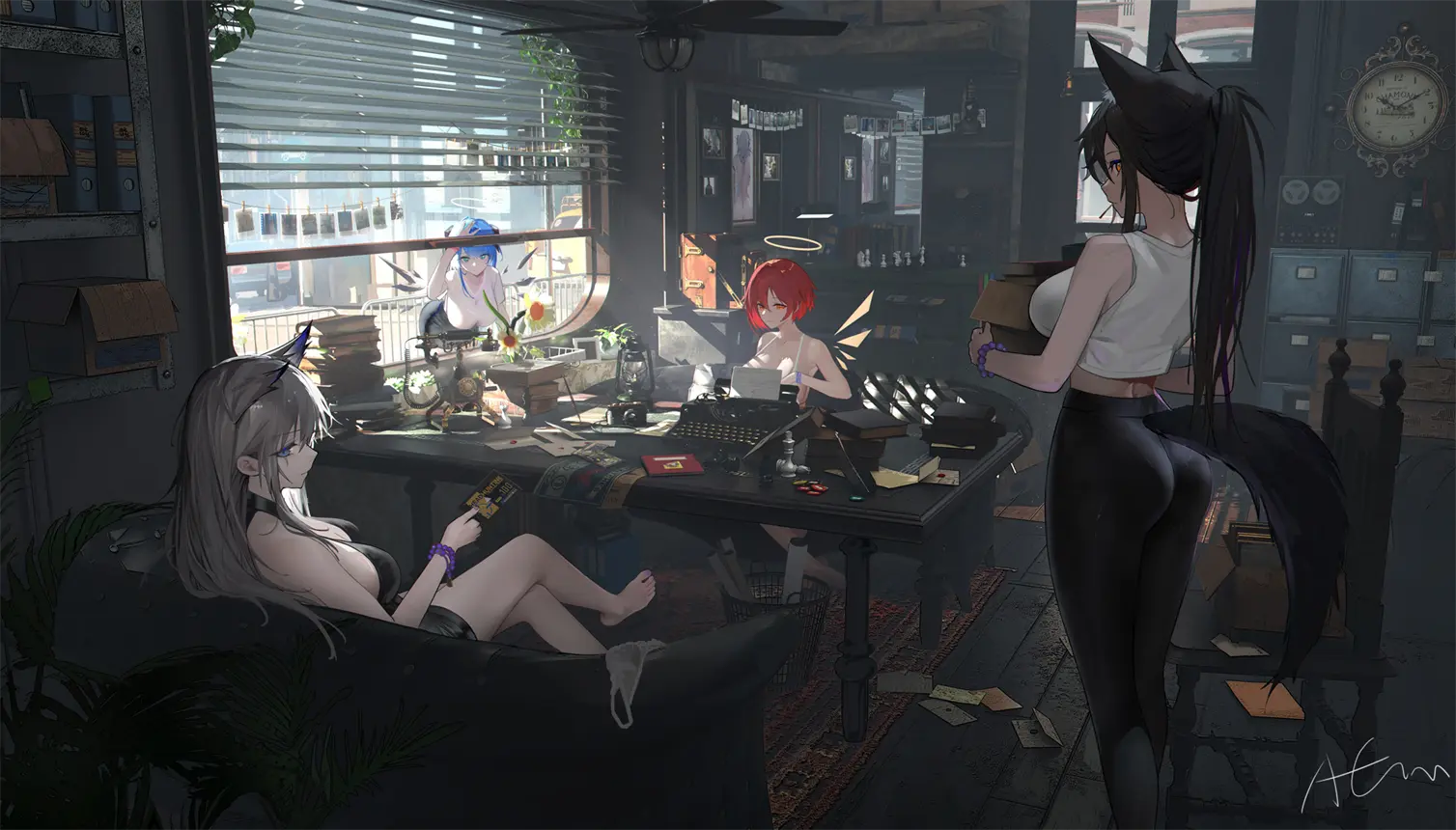 明日方舟 德克萨斯 拉普兰德 能天使 游戏壁纸 电脑壁纸