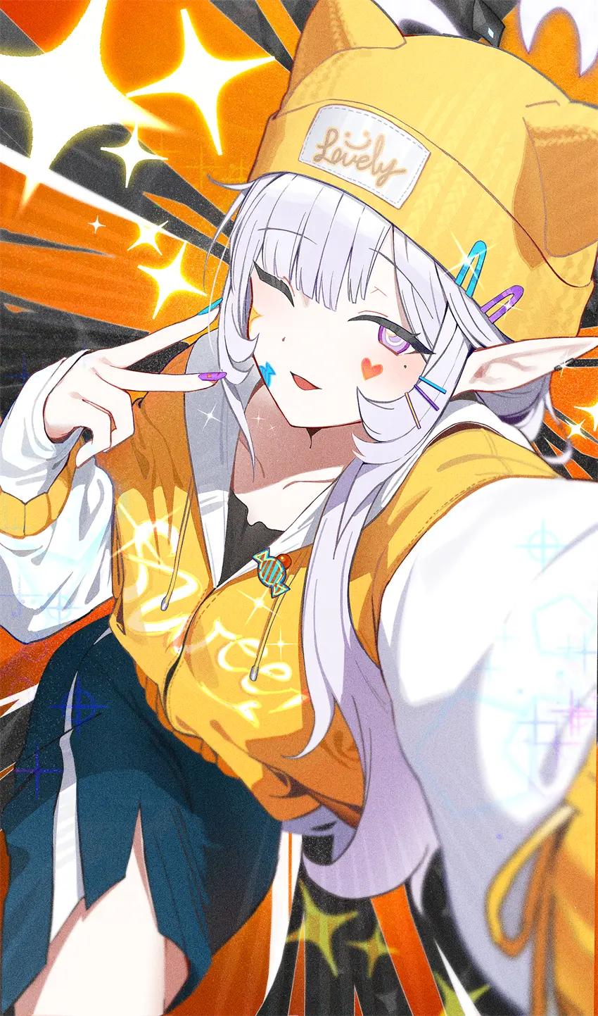 蔚蓝档案 明星日鞠 可爱 银发少女 游戏壁纸 手机壁纸