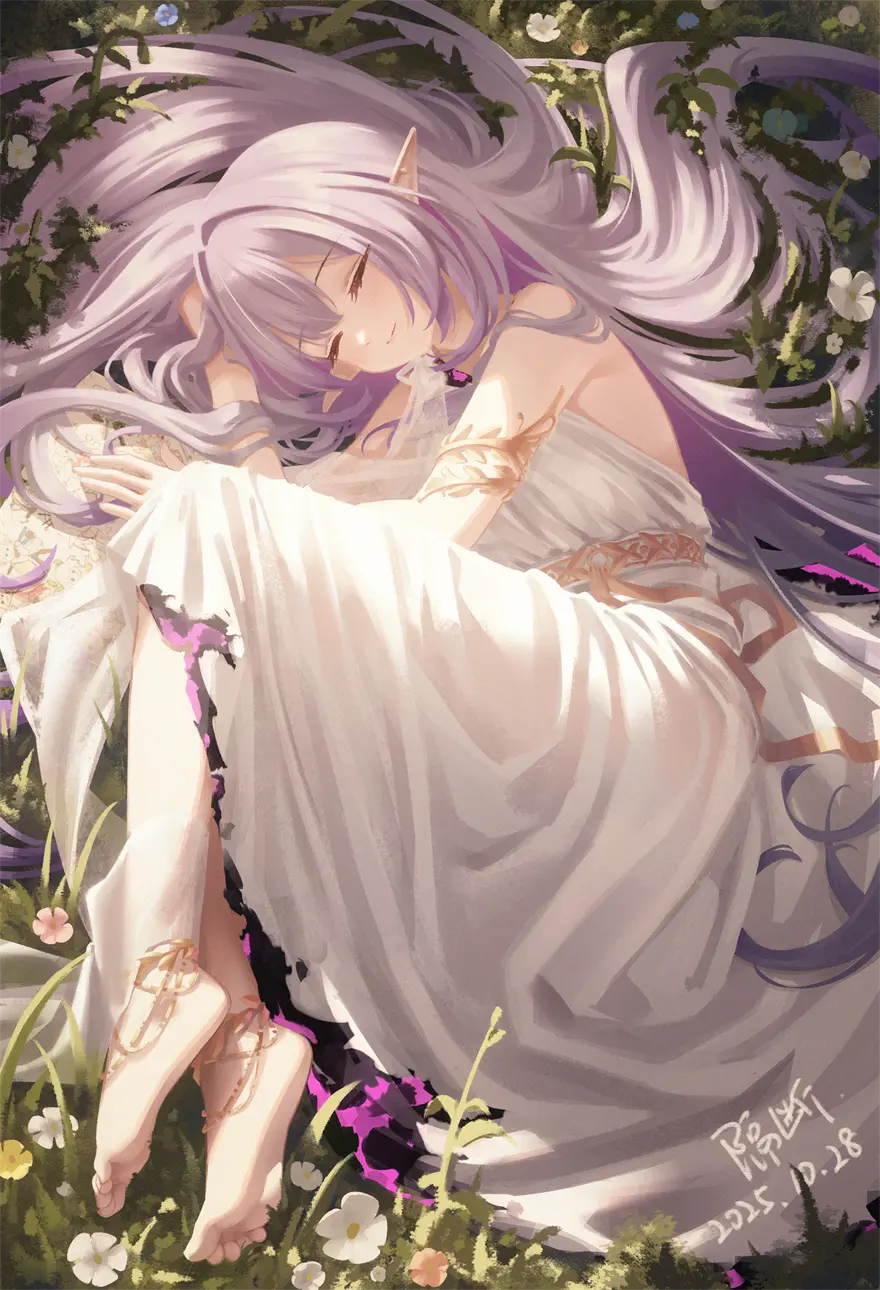 崩坏：星穹铁道 遐蝶 白色连衣裙 可爱少女 游戏壁纸 手机壁纸