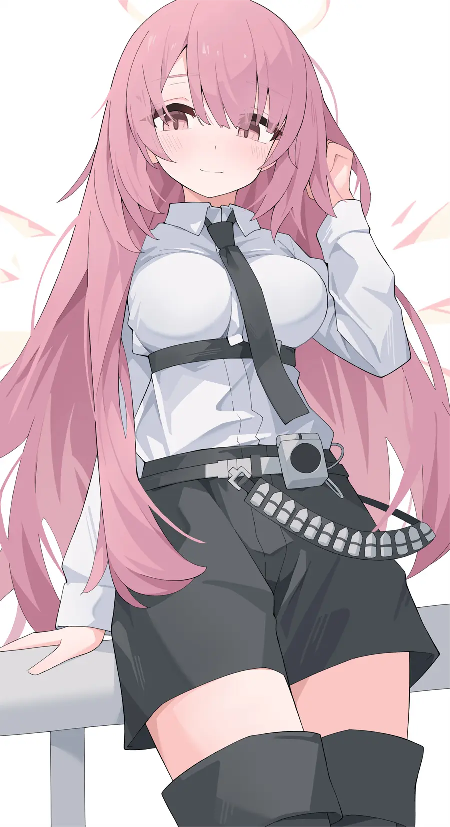 明日方舟 蕾缪安 游戏壁纸 粉毛长发美少女 手机壁纸