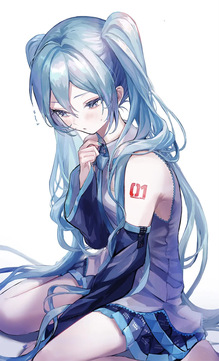 初音未来 Miku 双马尾 虚拟偶像 动漫壁纸 手机壁纸