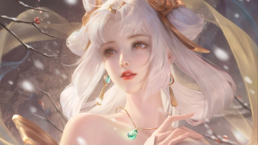 王者荣耀 嫦娥 唯美 高清4k壁纸 电脑壁纸 游戏壁纸