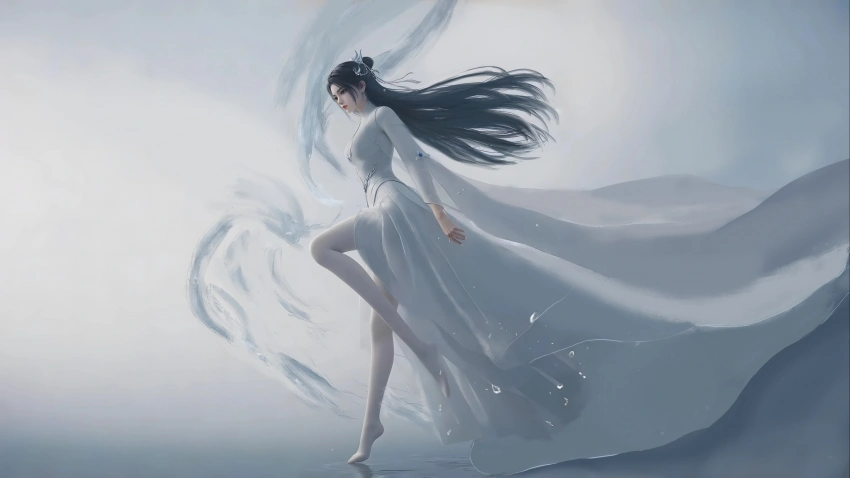 斗破苍穹 云韵 唯美 长裙 4K壁纸 3840x2160 电脑壁纸