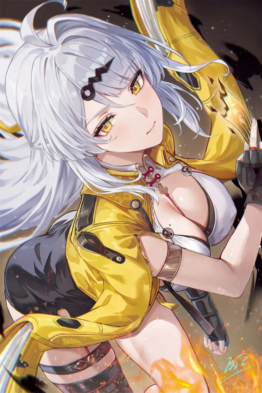 手机壁纸 绝区零 仪玄 师父 白发 随便观 游戏壁纸