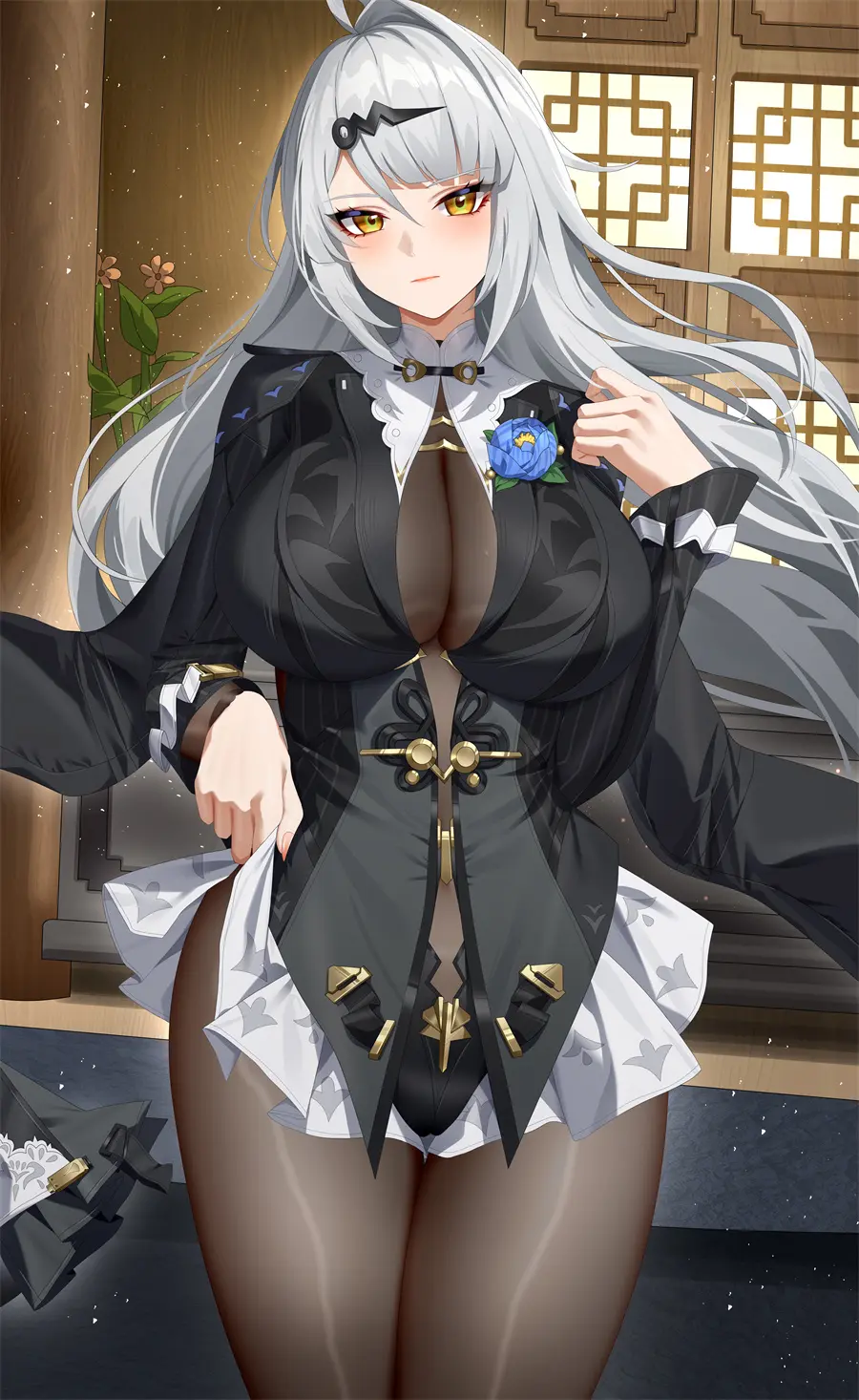 手机壁纸 绝区零 仪玄 师父 白发 随便观 6K壁纸 游戏壁纸