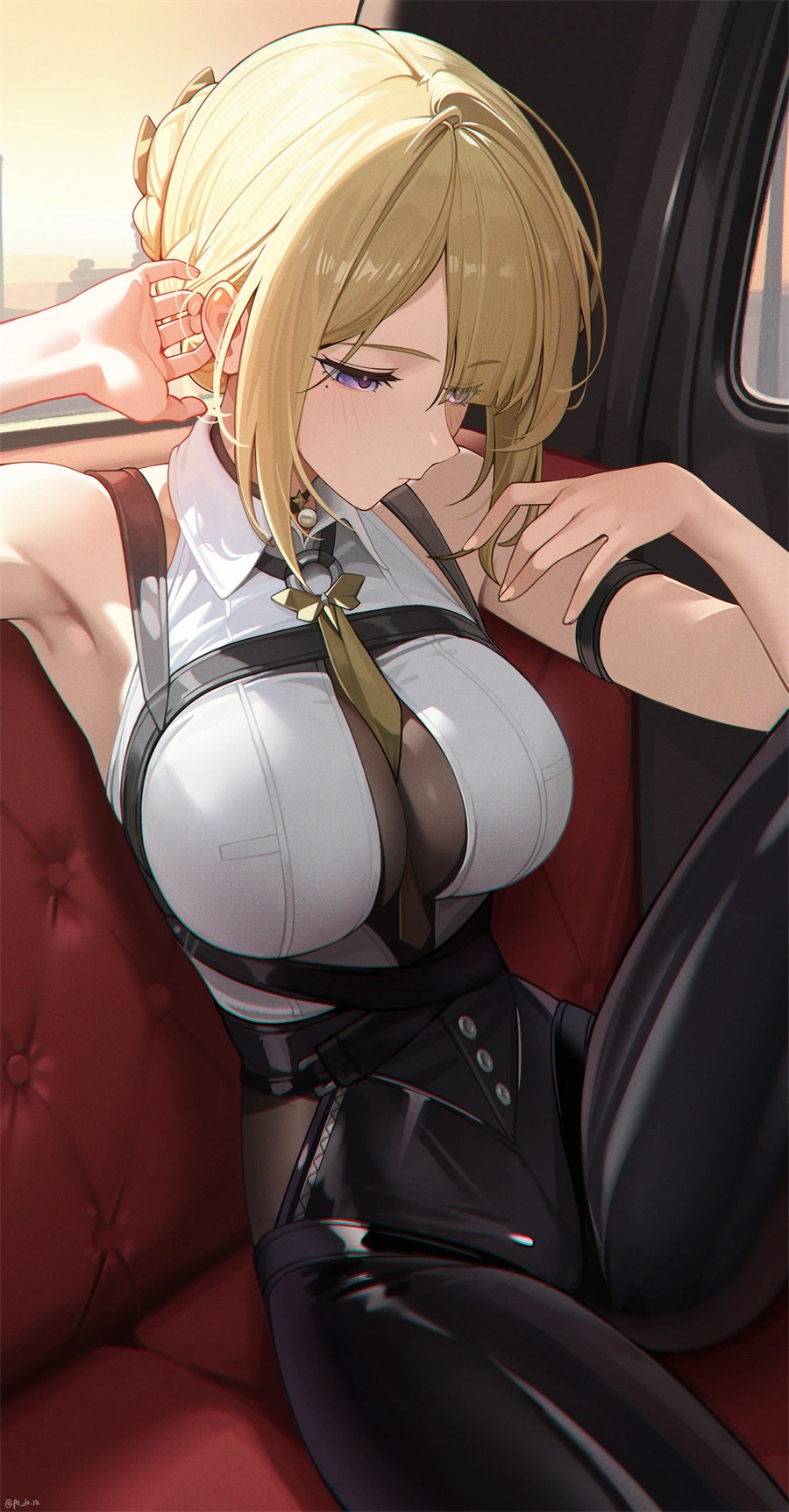 手机壁纸 绝区零 伊芙琳 皮衣 游戏壁纸 4K壁纸