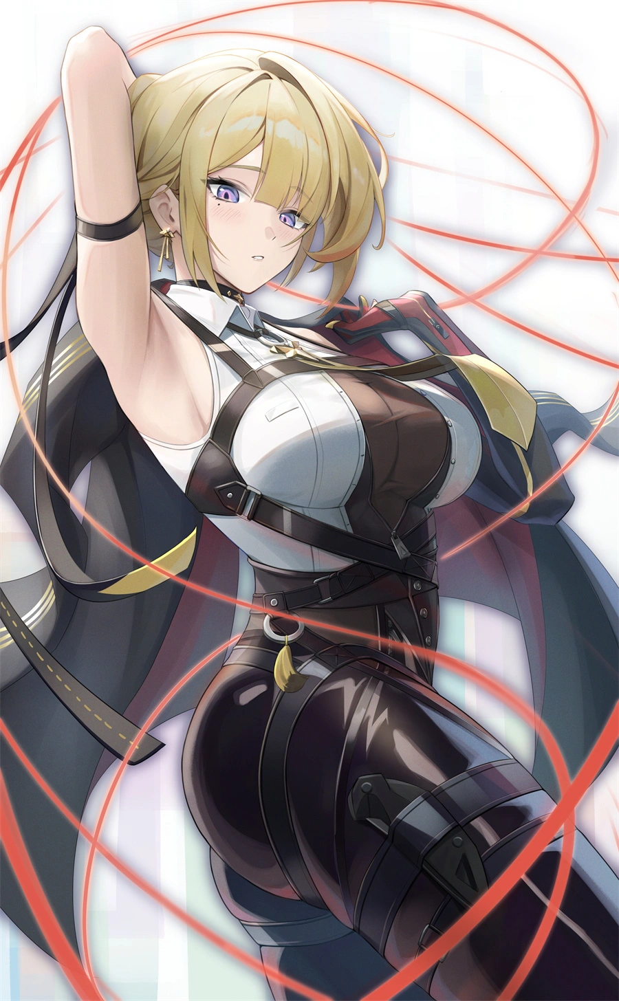 手机壁纸 绝区零 伊芙琳 皮衣 游戏壁纸 4K壁纸