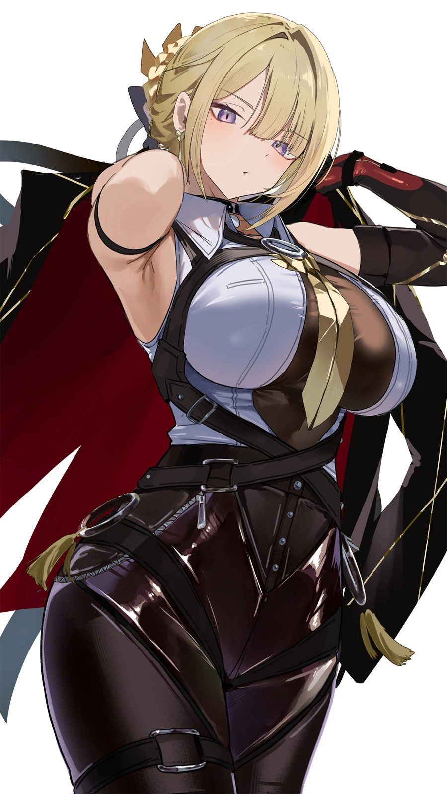 手机壁纸 绝区零 伊芙琳 皮衣 游戏壁纸 4K壁纸