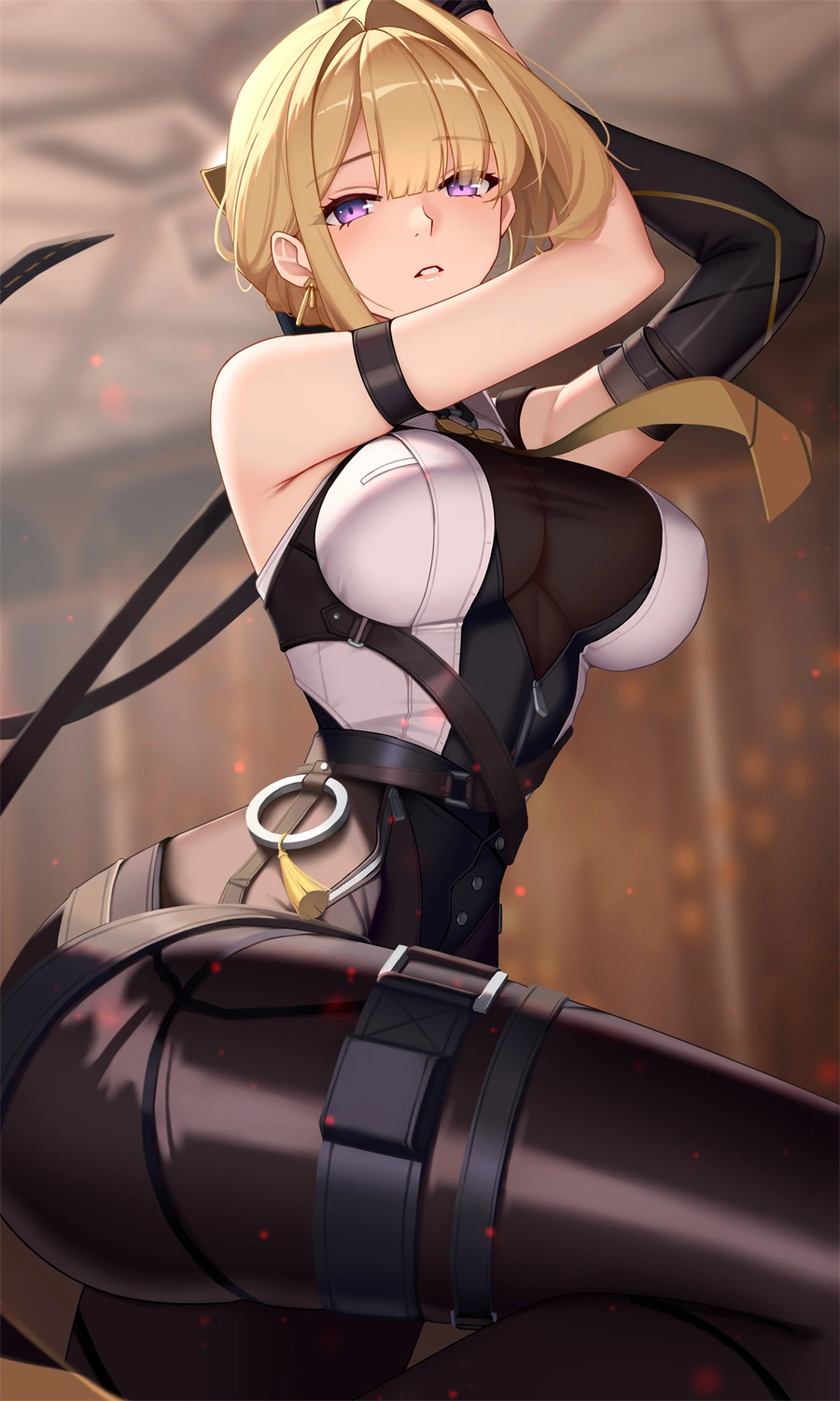 手机壁纸 绝区零 伊芙琳 皮衣 游戏壁纸 3K壁纸