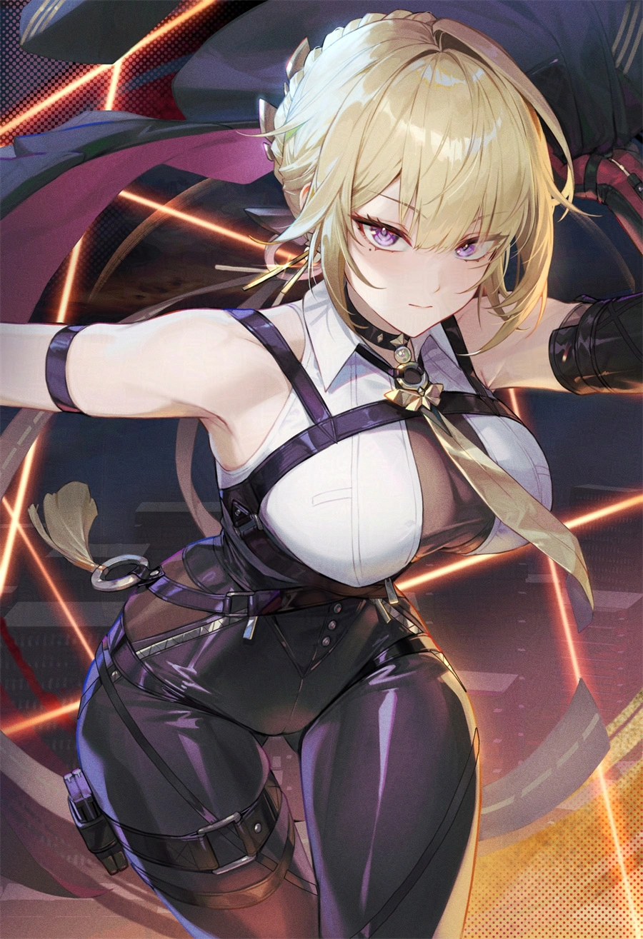 手机壁纸 绝区零 伊芙琳 皮衣 游戏壁纸 1080P壁纸