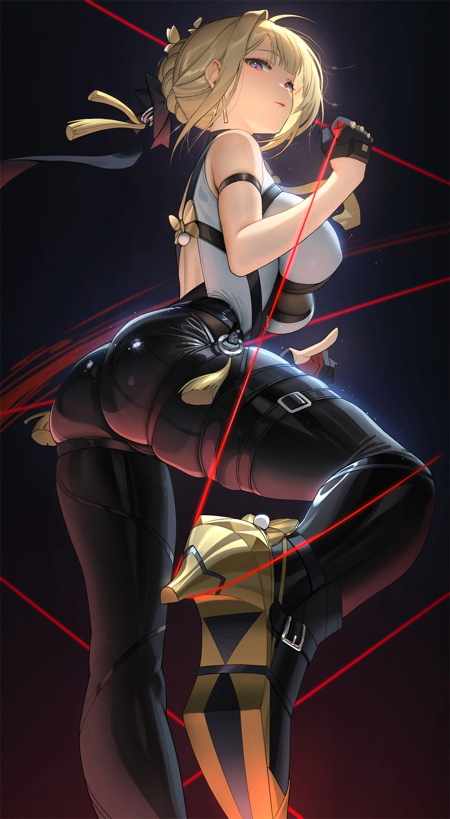 手机壁纸 绝区零 伊芙琳 皮衣 游戏壁纸 5K壁纸