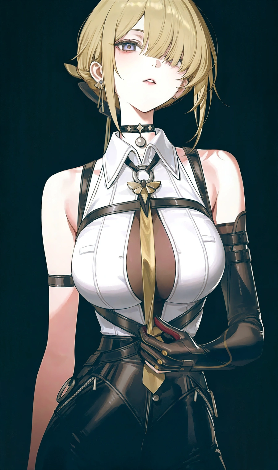 手机壁纸 绝区零 伊芙琳 皮衣 游戏壁纸 3K壁纸