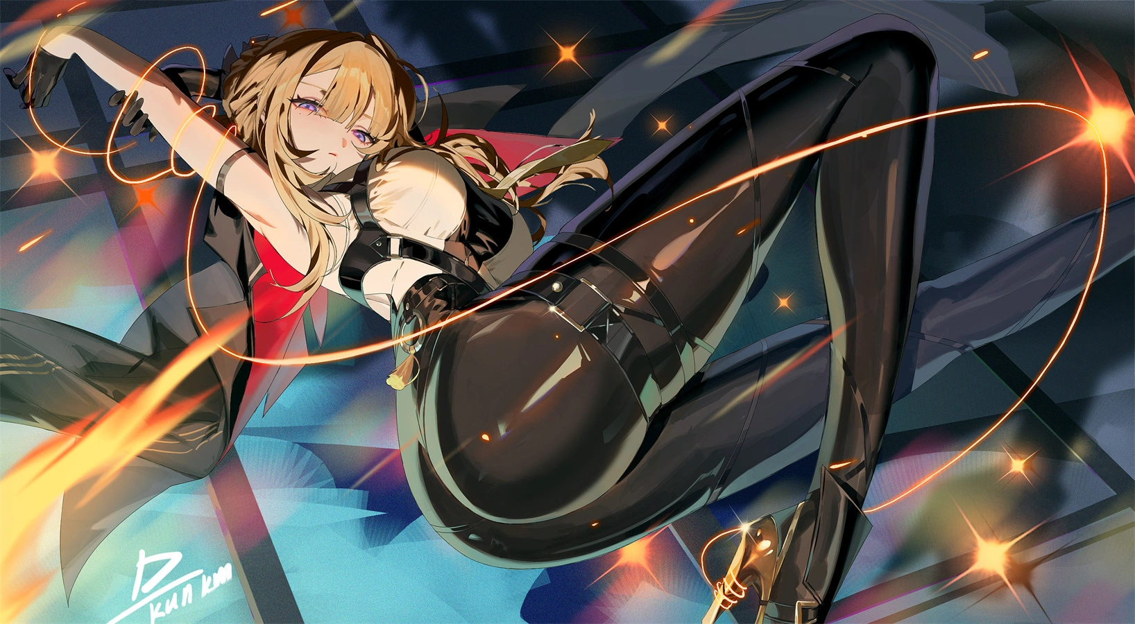 电脑壁纸 绝区零 伊芙琳 皮衣 游戏壁纸 2K壁纸