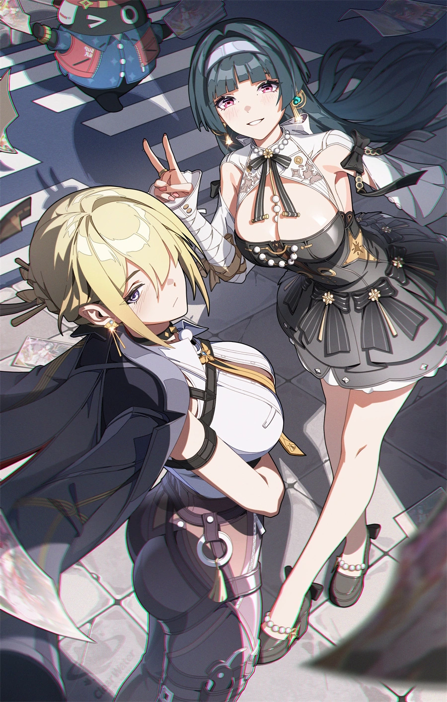 手机壁纸 绝区零 伊芙琳 皮衣 游戏壁纸 3K壁纸