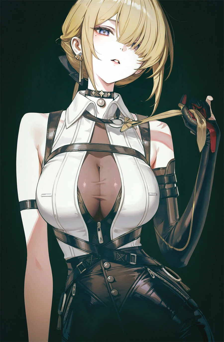 手机壁纸 绝区零 伊芙琳 皮衣 游戏壁纸 3K壁纸