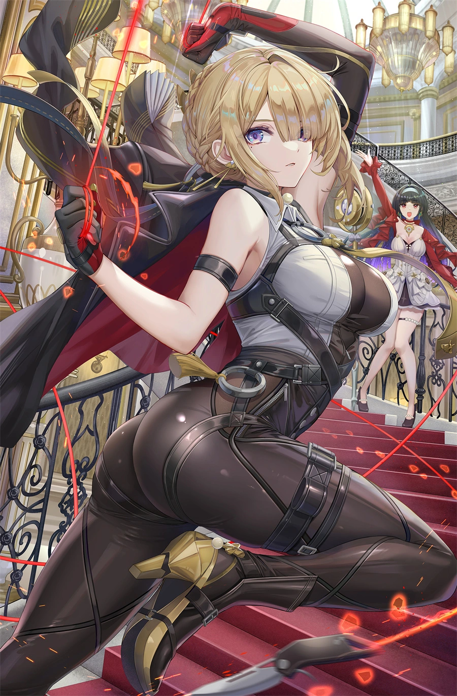 手机壁纸 绝区零 伊芙琳 皮衣 游戏壁纸 2K壁纸