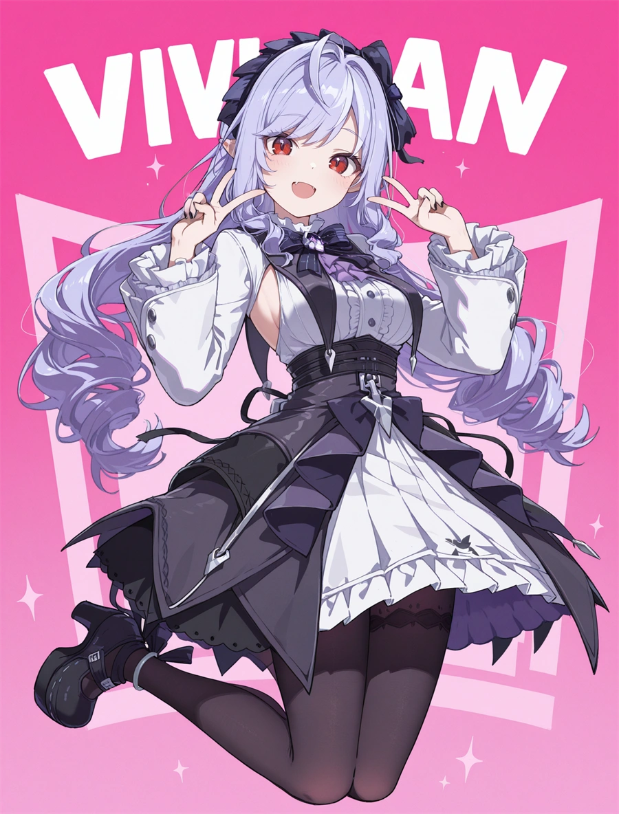 绝区零 薇薇安 可爱 黑丝 长发少女 手机壁纸 游戏壁纸