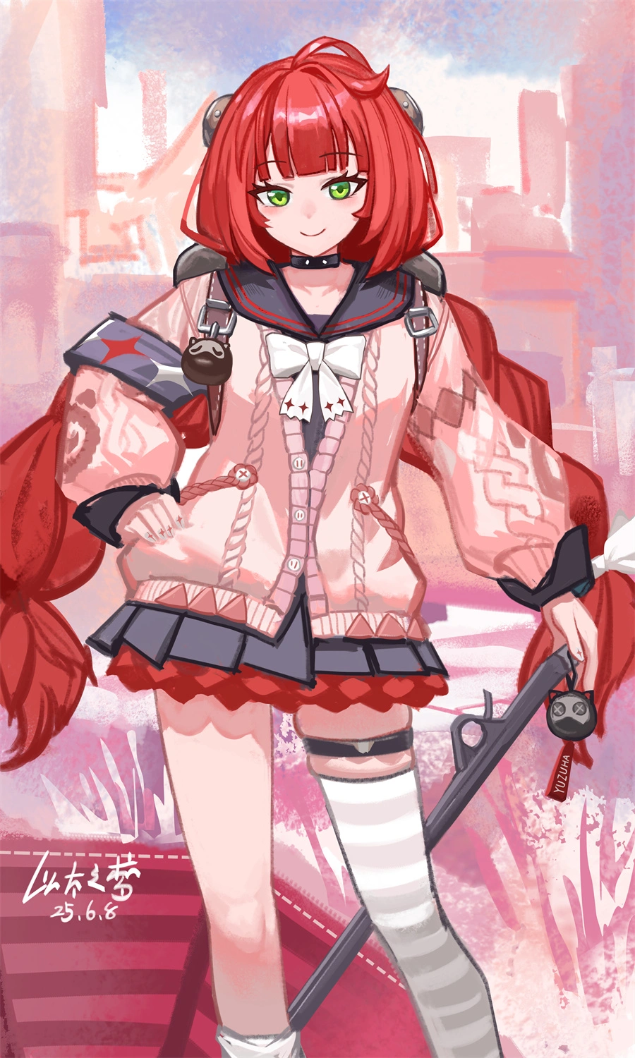 手机壁纸 绝区零 浮波柚叶 可爱少女 游戏壁纸 6K壁纸