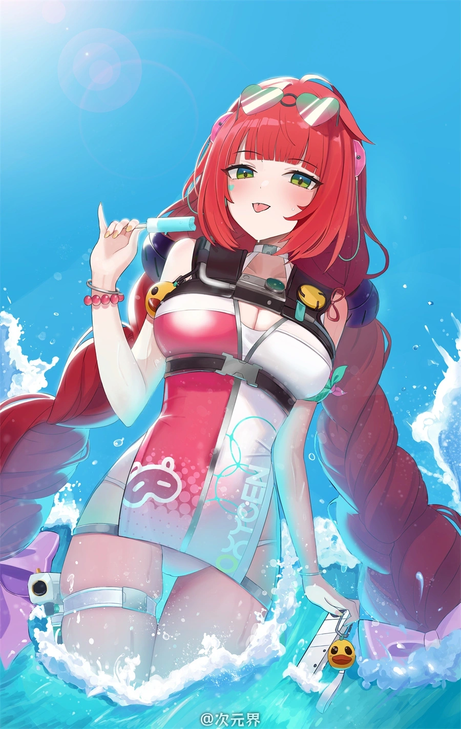 手机壁纸 绝区零 浮波柚叶 泳装柚叶 可爱少女 游戏壁纸