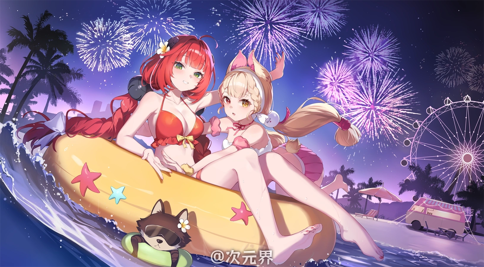 电脑壁纸 绝区零 浮波柚叶 爱丽丝 泳装柚叶 可爱少女 游戏壁纸