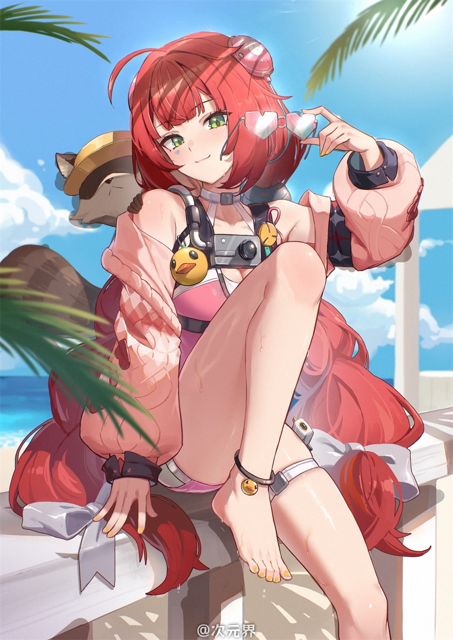 手机壁纸 绝区零 浮波柚叶 泳装柚叶 可爱少女 游戏壁纸