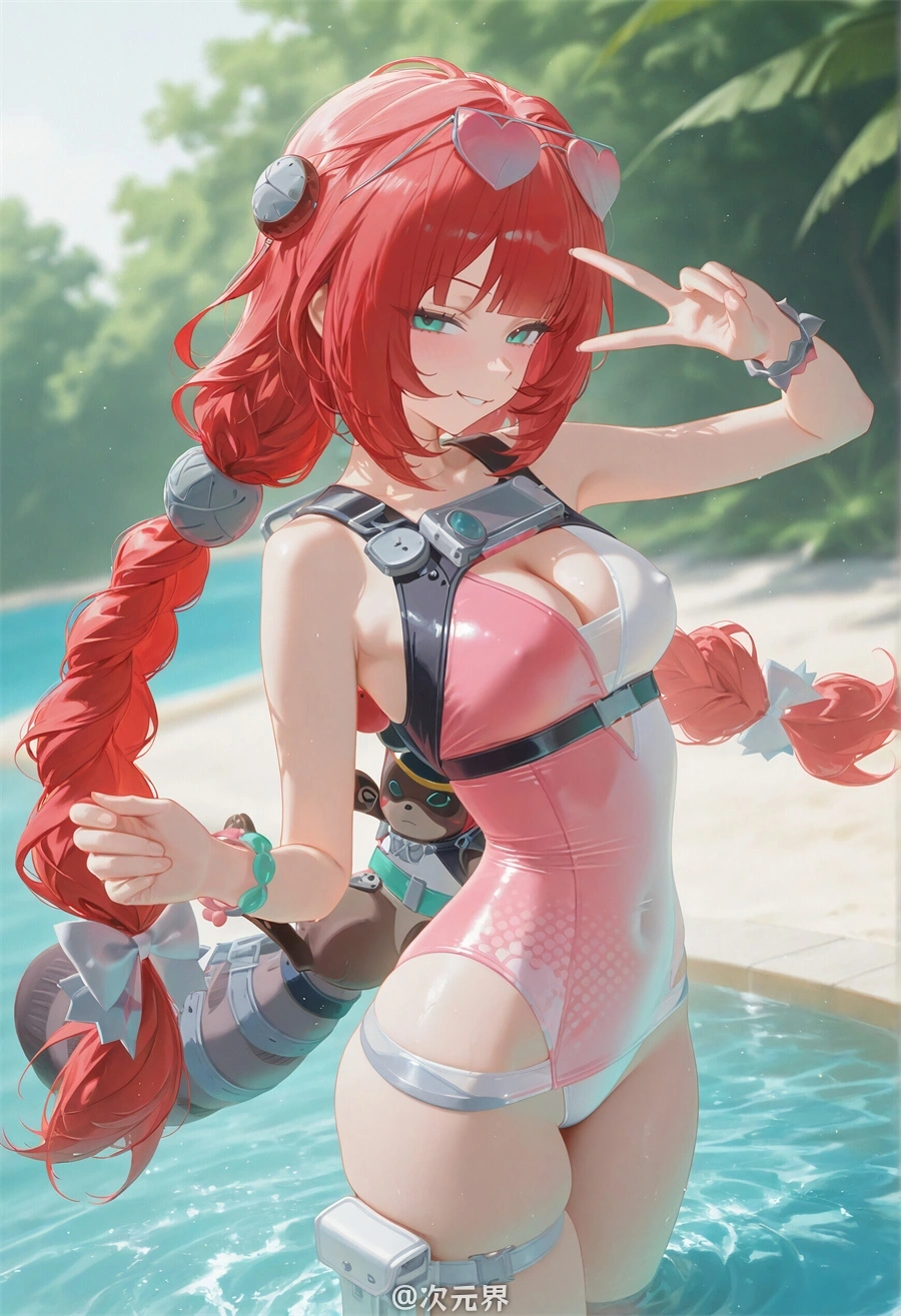 手机壁纸 绝区零 浮波柚叶 泳装柚叶 可爱少女 游戏壁纸