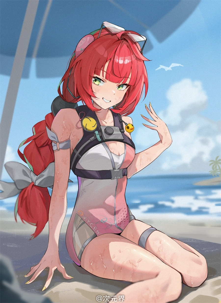 手机壁纸 绝区零 浮波柚叶 泳装柚叶 可爱少女 游戏壁纸