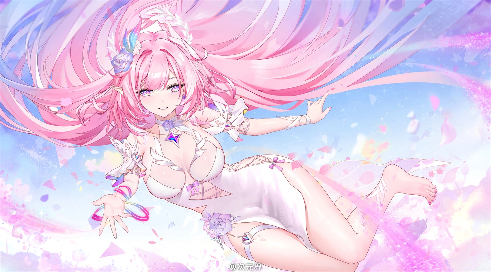 电脑壁纸 崩坏：星穹铁道 昔涟 连衣裙 游戏壁纸