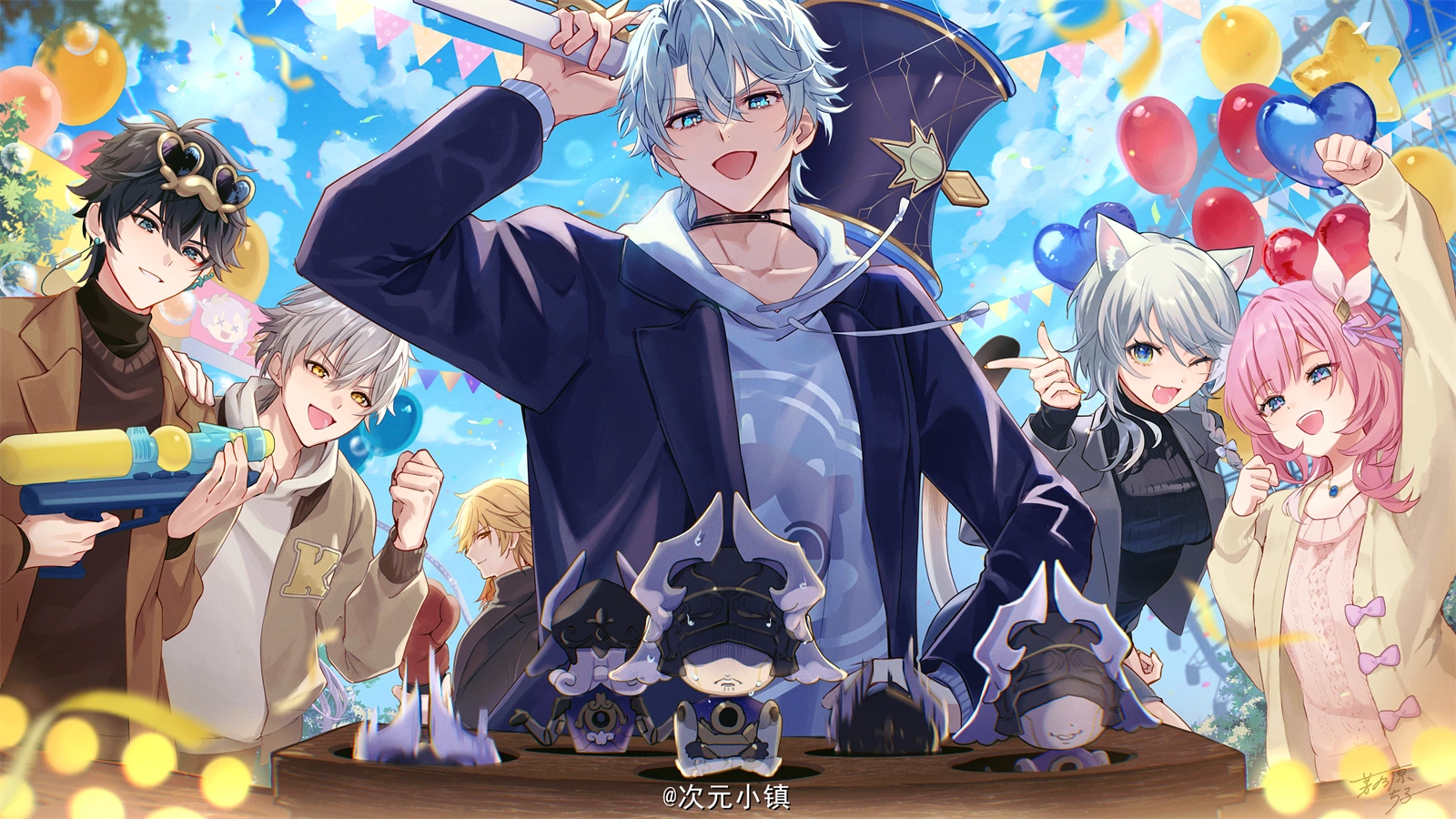 崩坏：星穹铁道 白厄 万敌 赛飞儿 昔涟 游戏壁纸 电脑壁纸