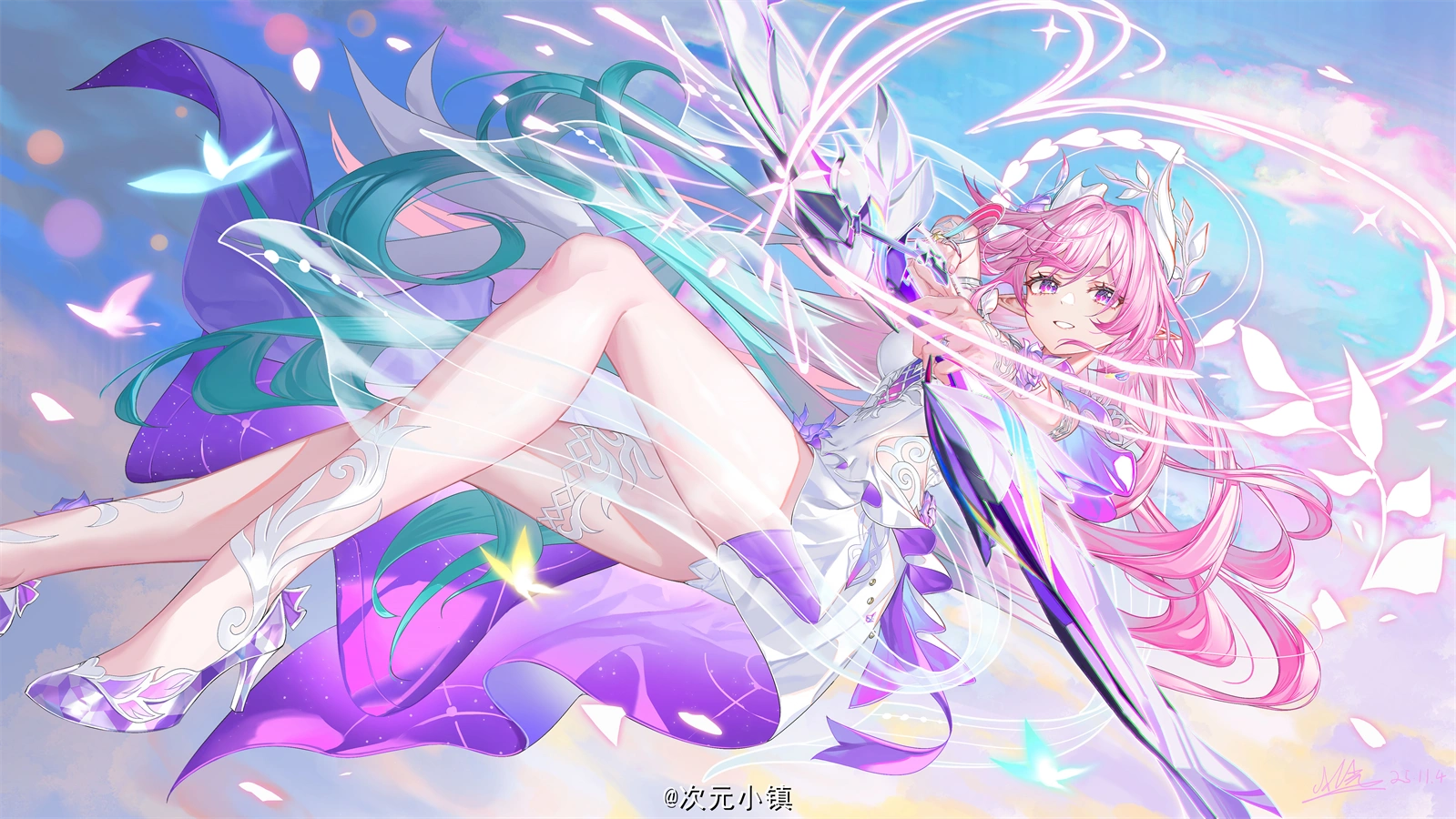 崩坏：星穹铁道 昔涟 粉毛少女 游戏壁纸 电脑壁纸 5K壁纸