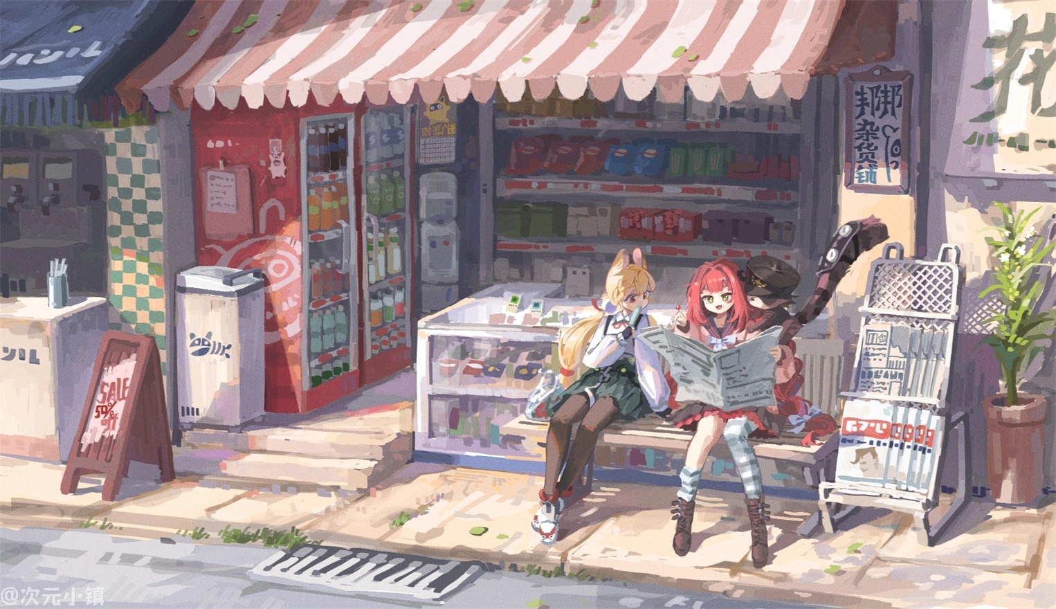 绝区零 爱丽丝 柚叶 怪谈 便利店 游戏壁纸 电脑壁纸 2K壁纸