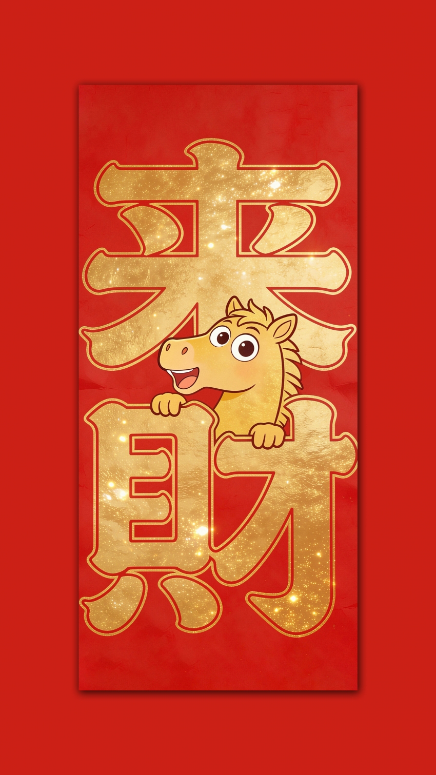 2026马年来财 4k壁纸 手机壁纸 主题壁纸