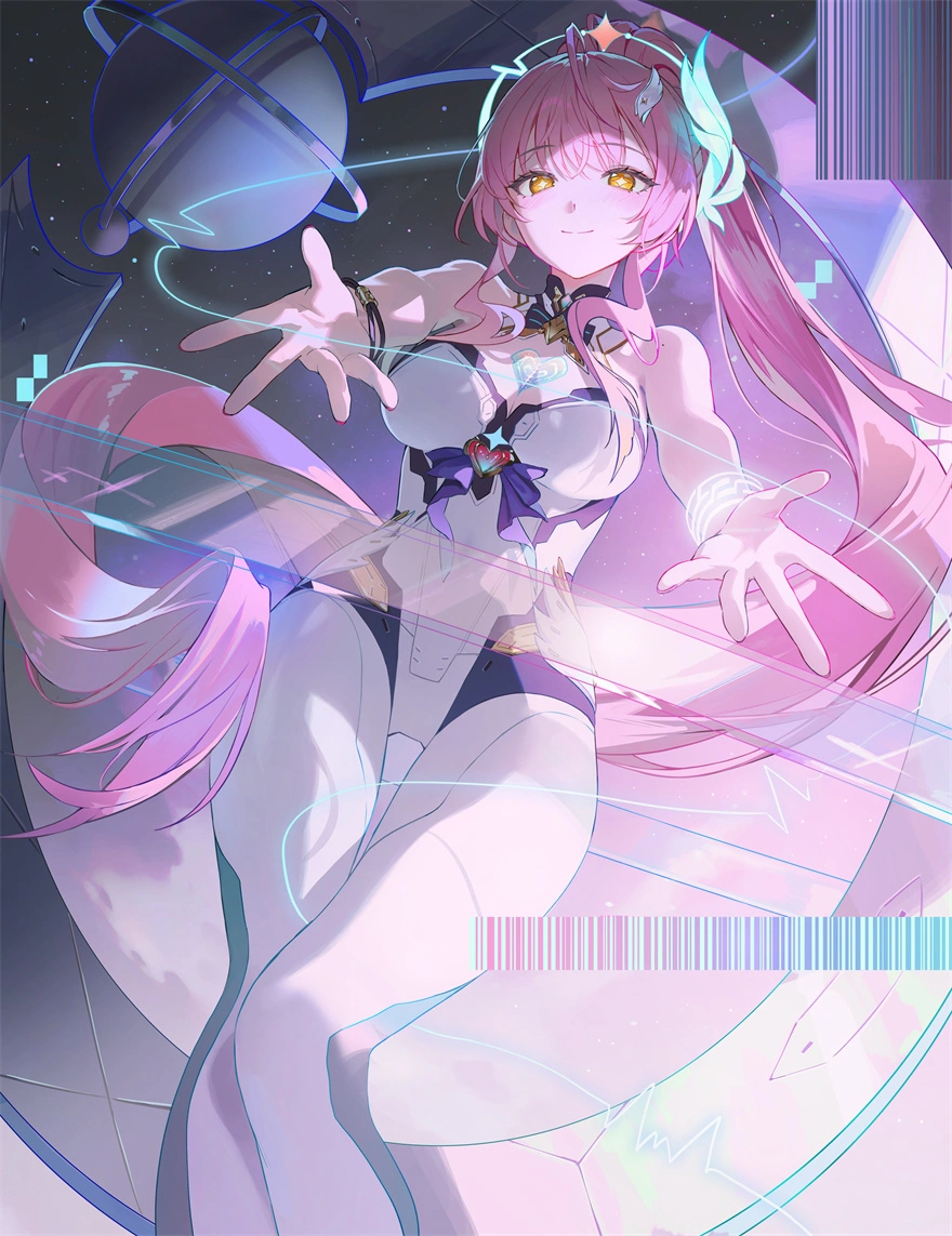 粉毛美少女 游戏壁纸 手机壁纸 3K壁纸