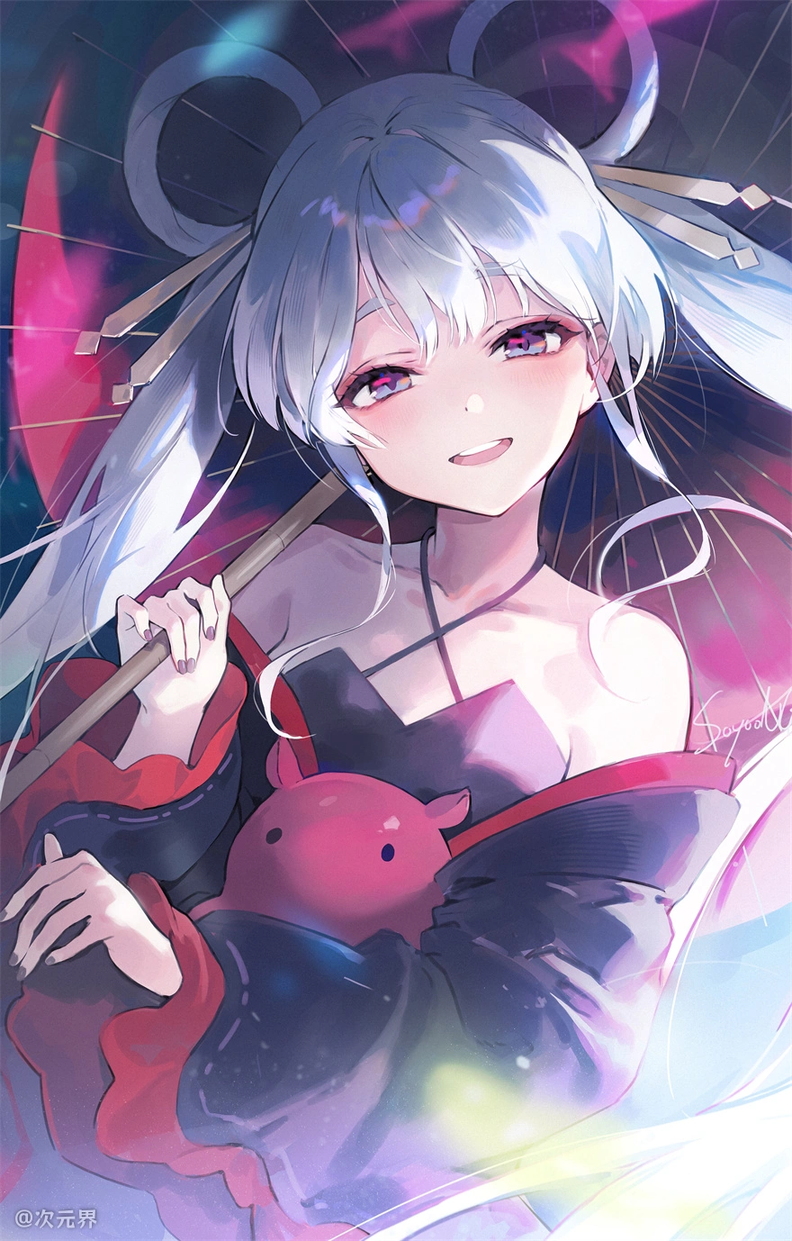 超时空辉夜姬 月見ヤチヨ 八千代 动漫壁纸 手机壁纸 4K壁纸