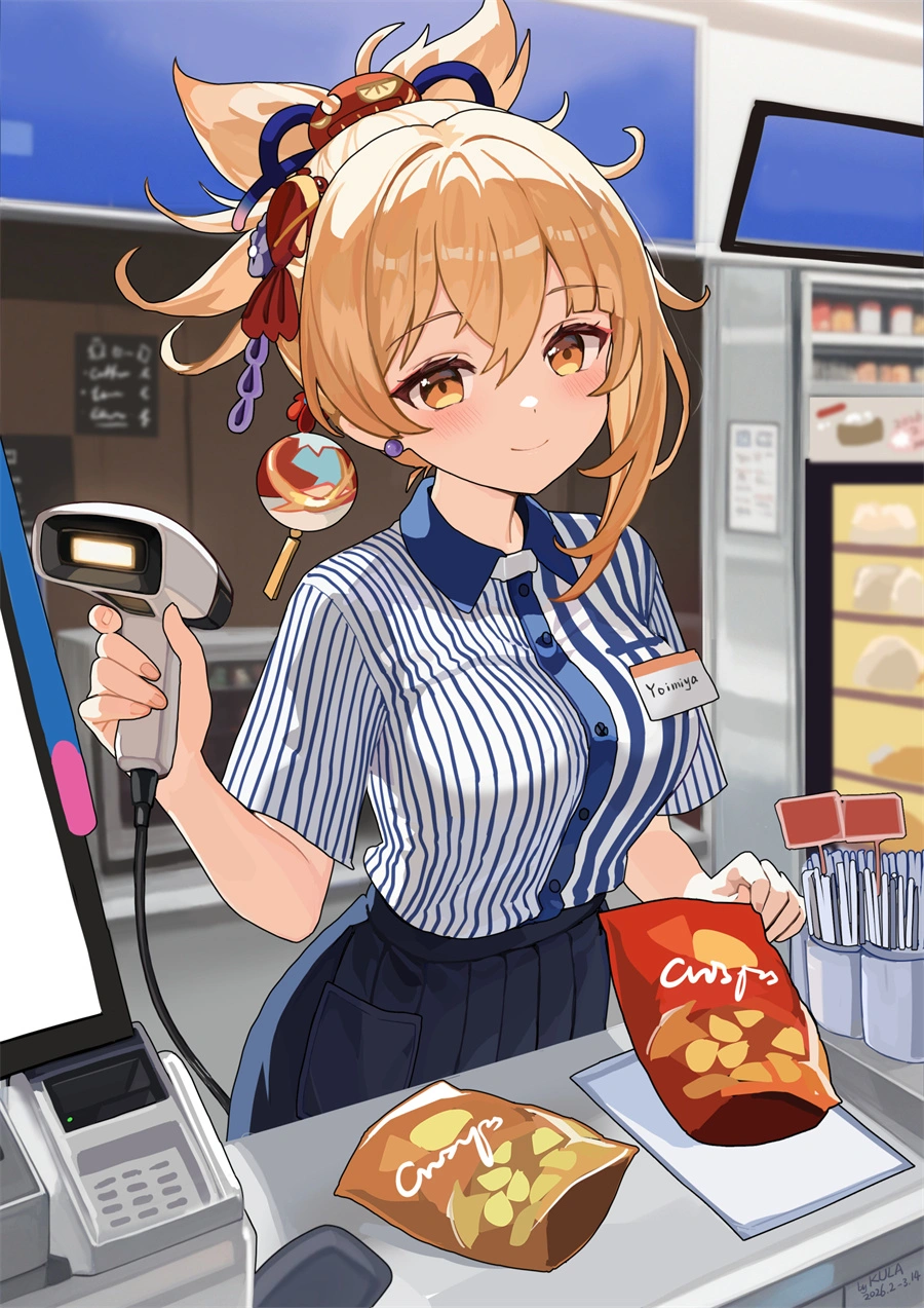 游戏壁纸 原神 宵宮 售卖员 手机壁纸 3K壁纸