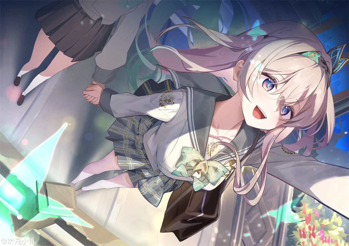 崩坏:星穹铁道 流萤 电脑壁纸 JK制服 游戏壁纸 2K壁纸